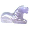16x20mm Purple Fluorite 3-D HORSE Animal Fetish Bead