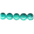 4mm Stabilized Blue Turquoise ROUND Beads
