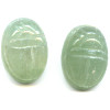 10x13mm Green Aventurine SCARAB, BEETLE Beads