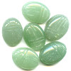 13x18mm Green Aventurine SCARAB, BEETLE Beads
