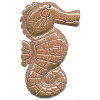 30x50mm Red Goldstone SEAHORSE Pendant/Focal Bead