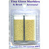 Halcraft Tiny Glass Marbles & Bead Accents - Golden Days #83614