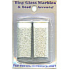 Halcraft Tiny Glass Marbles & Bead Accents - Shiney Silver #83622