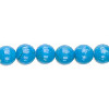 8mm Turquoise Dyed Howlite ROUND Beads