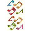 Hambly Studios® Prismatic *Multicolored Musical Notes* STICKERS