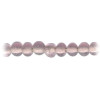 4-5mm Transparent Light Amethyst Lampwork ROUND Beads