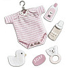 Jolee's Boutique® *Baby Girl Outfit* Dimensional STICKER Embellishments