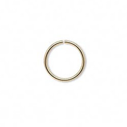 12mm Smooth Round Gold Plated (20 gauge) JUMP RINGS