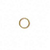 8.5mm Smooth Round Gold Plated (18 gauge) JUMP RINGS