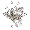 3x6mm Silver-Plated Oval (21 guage) JUMP RINGS