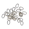 5x9mm Silver-Plated Oval  (20 guage) JUMP RINGS