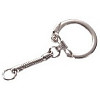 24mm dia. Nickel Plated Steel Latching KEYCHAIN Component