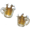 15x15mm Lampwork Glass BEER MUG Beads