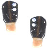 10x18mm Lampwork Glass Chocolate ICE CREAM BAR Beads