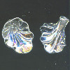 28x30mm Crystal A/B Sculpted Lampwork TRUMPET FLOWER Focal/Pendant Bead ~ Ginger Sanders