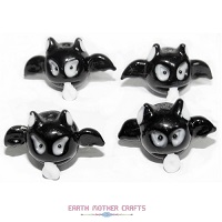 15x22mm Lampwork Art Glass Bratty BAT Beads