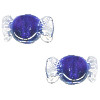 8x18mm Lampwork Glass Blueberry HARD CANDY Beads