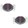 8x18mm Lampwork Glass Grape Purple HARD CANDY Beads