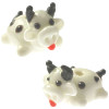 14x23mm Lampwork Glass COW Beads