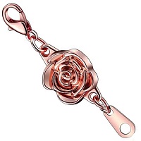 12x39mm Magnetic ROSE CLASP ~ Copper
