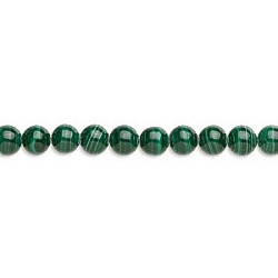 6mm Malachite ROUND Beads