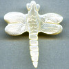 44x50mm Mother of Pearl DRAGONFLY Pendant/Focal Bead