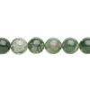 8mm Moss Agate ROUND Beads