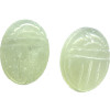 13x18mm New Jade Serpentine SCARAB, BEETLE Beads