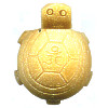 20x28mm Natural Wood TURTLE Pendant/Focal Bead