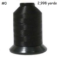 Vintage BELDING CORTICELLI® NYMO® Nylon Monocord BEADING THREAD, Size #0, 2,998 yrds 3 oz. Cone: Black
