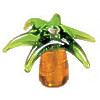 14x20mm Lampwork Glass PALM TREE Bead
