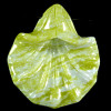 36x41mm *Peace Jade* (Serpentine, Stichtite & Quartz) TRUMPET FLOWER Pendant/Focal Bead