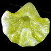 30x33mm *Peace Jade* (Serpentine, Stichtite & Quartz) TRUMPET FLOWER Pendant/Focal Bead