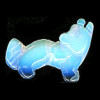 18x25mm 3-D Opalite COYOTE/WOLF Animal Fetish Bead