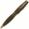 Mixed Media Claro Walnut & Jasper Stone, 24kt Gold Cigar Pen ~ JBC Woodcraft®