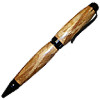 Natural Cherry Wood, Gloss Black Cigar Pen ~ JBC Woodcraft®