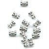 4x6mm Lead-Safe Pewter Fancy TUBE Beads