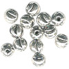 5mm Pewter FLUTED ROUND Beads
