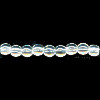 4mm Transparent Crystal Pressed Glass SMOOTH ROUND (Druk) Beads