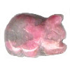 12x16mm 3-D Rhodochrosite BOAR/PIG Animal Fetish Bead