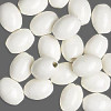 12x15mm White OVAL Porcelain Beads