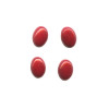 5x7mm Red Coral OVAL CABOCHONS