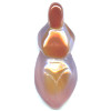22x52mm Natural Red Agate GODDESS Pendant/Focal Bead