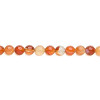 4mm Red Agate ROUND Beads