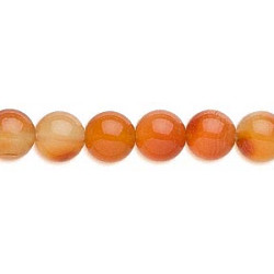 8mm Red Agate ROUND Beads