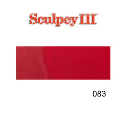 1 oz. Sculpey III Red (S302 083) POLYMER CLAY