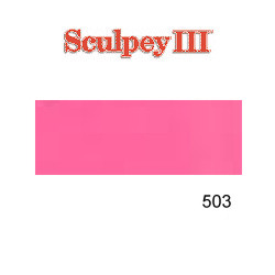 1 oz. Sculpey III Hot Pink (S302 503) POLYMER CLAY