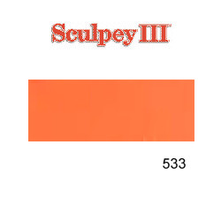 1 oz. Sculpey III Atomic Orange (S302 533) POLYMER CLAY