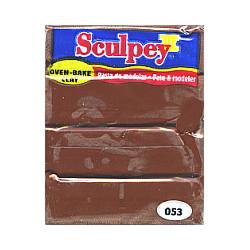 2 oz. Sculpey III Chocolate (S302 053) POLYMER CLAY