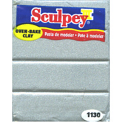 2 oz. Sculpey® III Silver (S302 1130) POLYMER CLAY